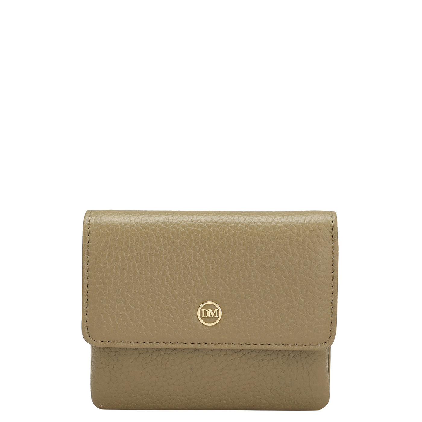 Wax Leather Card Case - Olive
