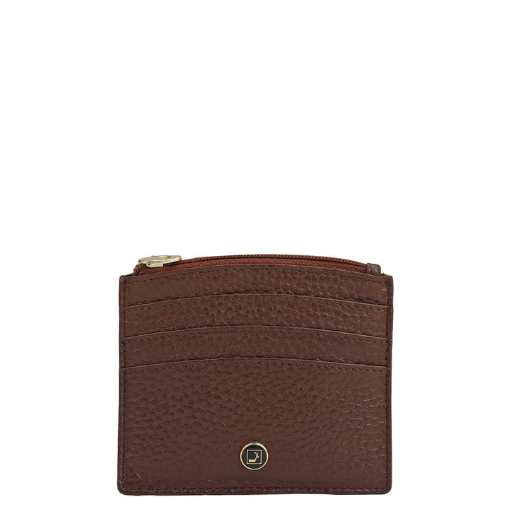 6 Slots Leather Card Case - Espresso