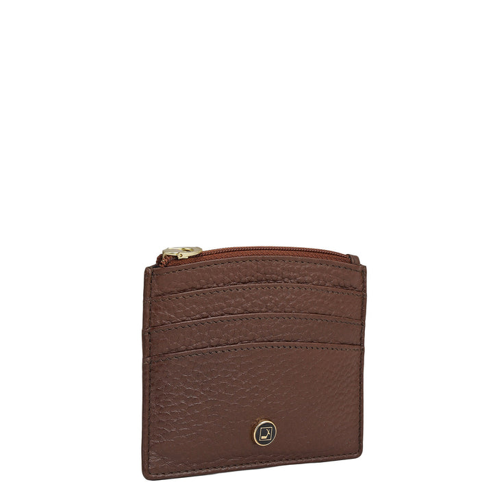 6 Slots Leather Card Case - Espresso