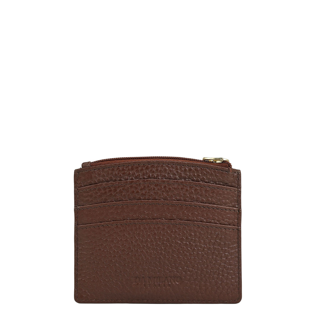 6 Slots Leather Card Case - Espresso