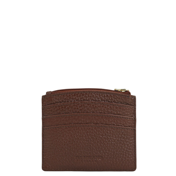 6 Slots Leather Card Case - Espresso