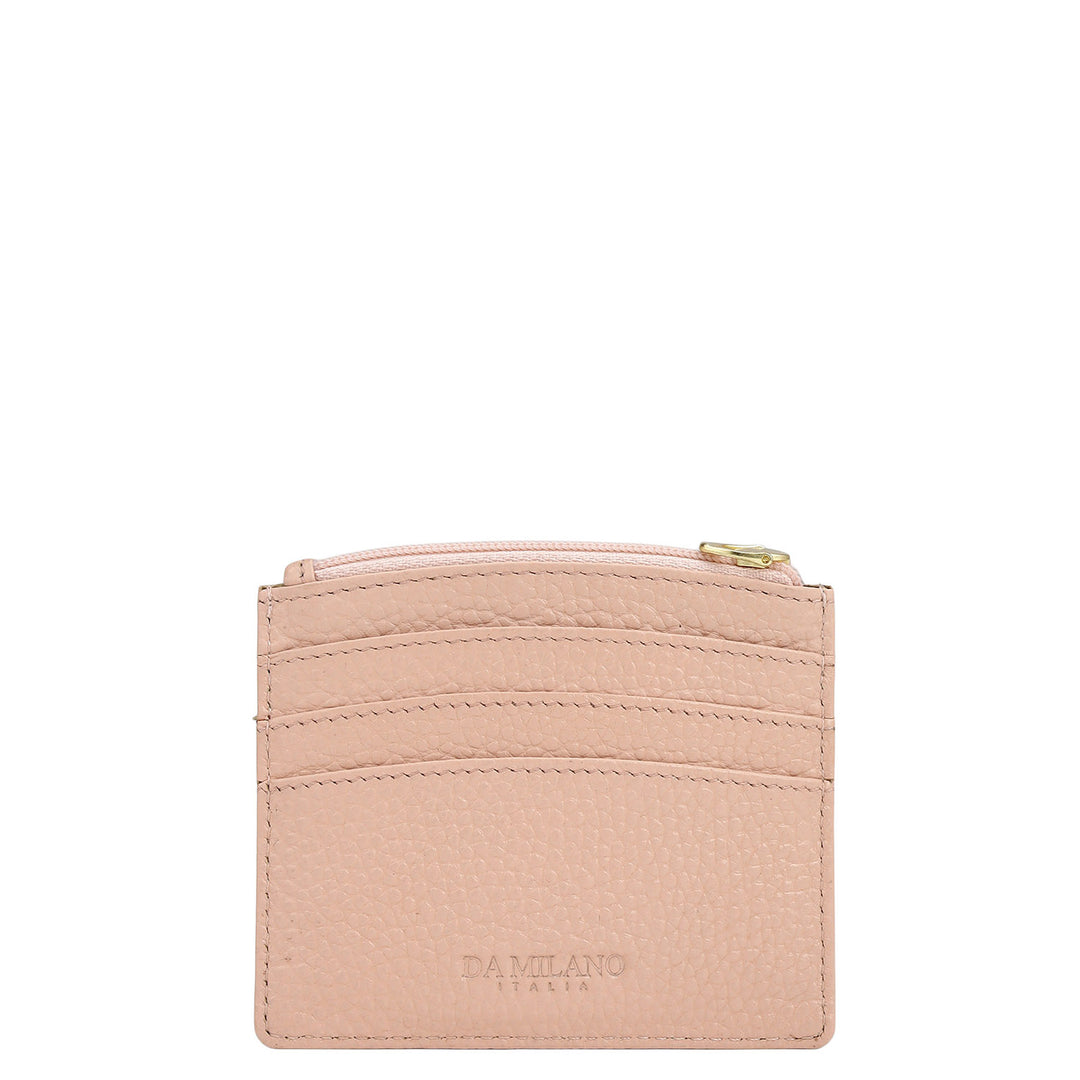 6 Slots Leather Card Case - Feather