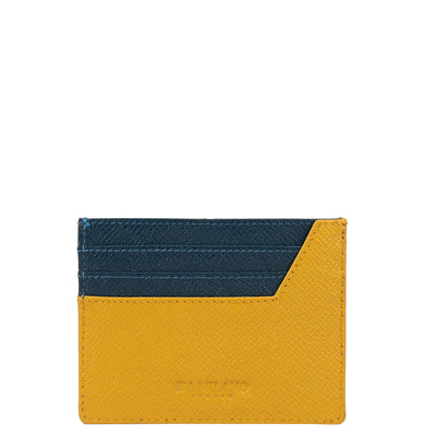 Franzy Leather Card Case - Mango