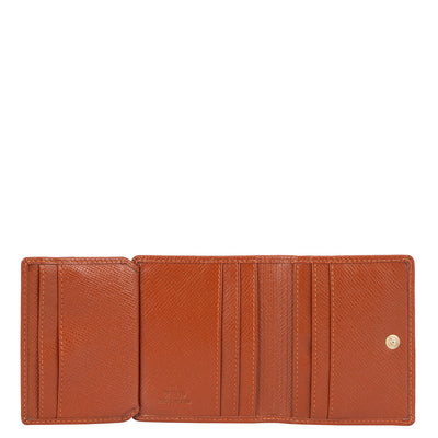 Franzy Leather Card Case - Rust