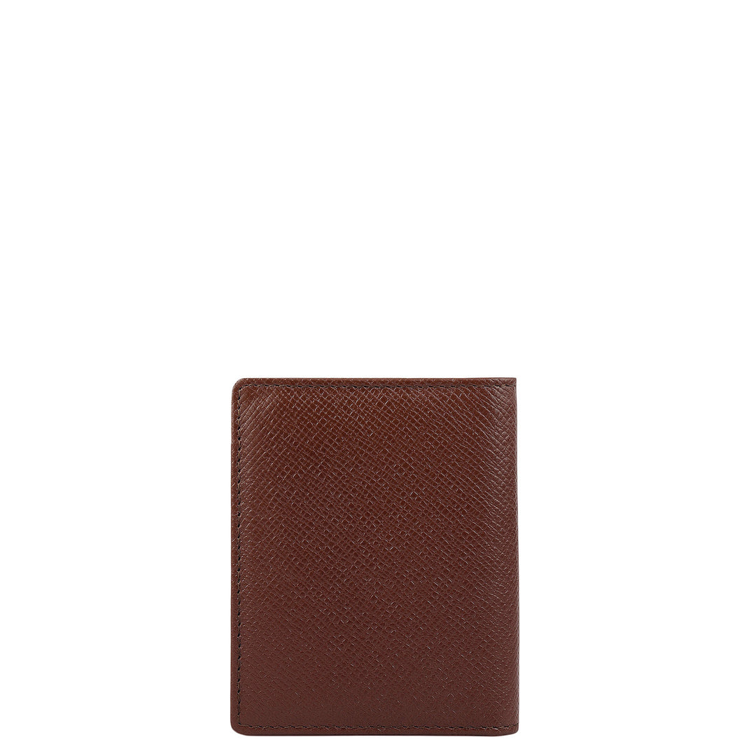 9 Slots Leather Card Case - Date
