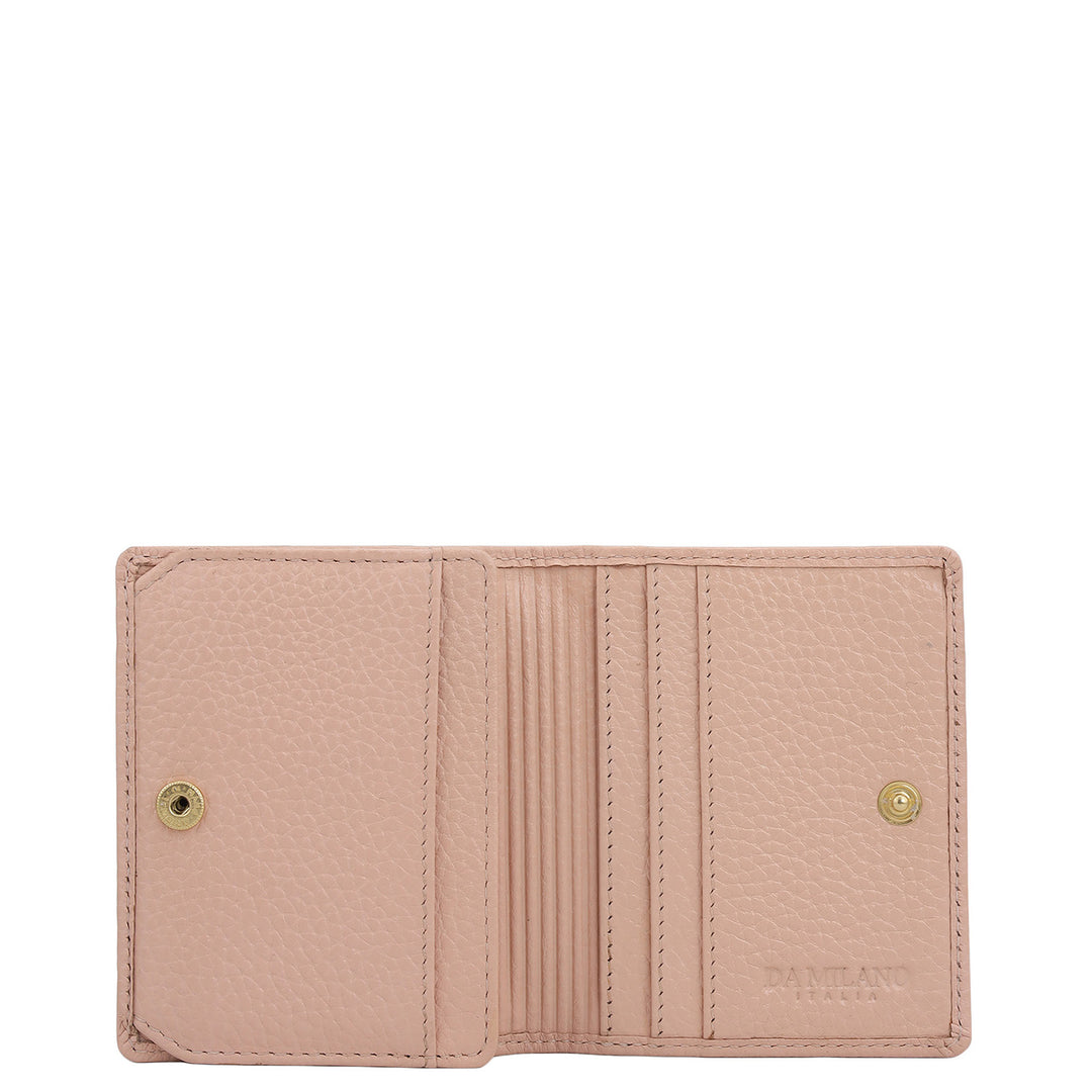 9 Slots Leather Card Case - Feather