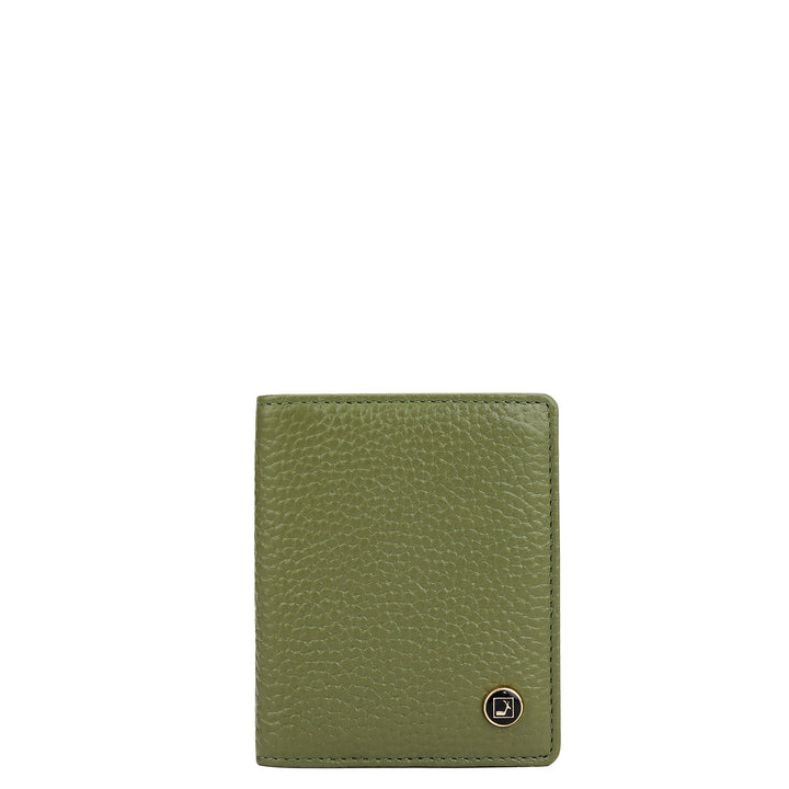 9 Slots Leather Card Case - Fern