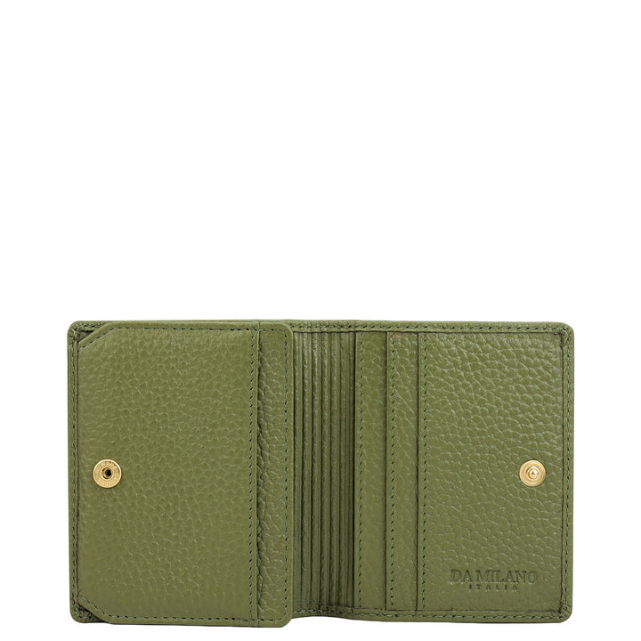 9 Slots Leather Card Case - Fern