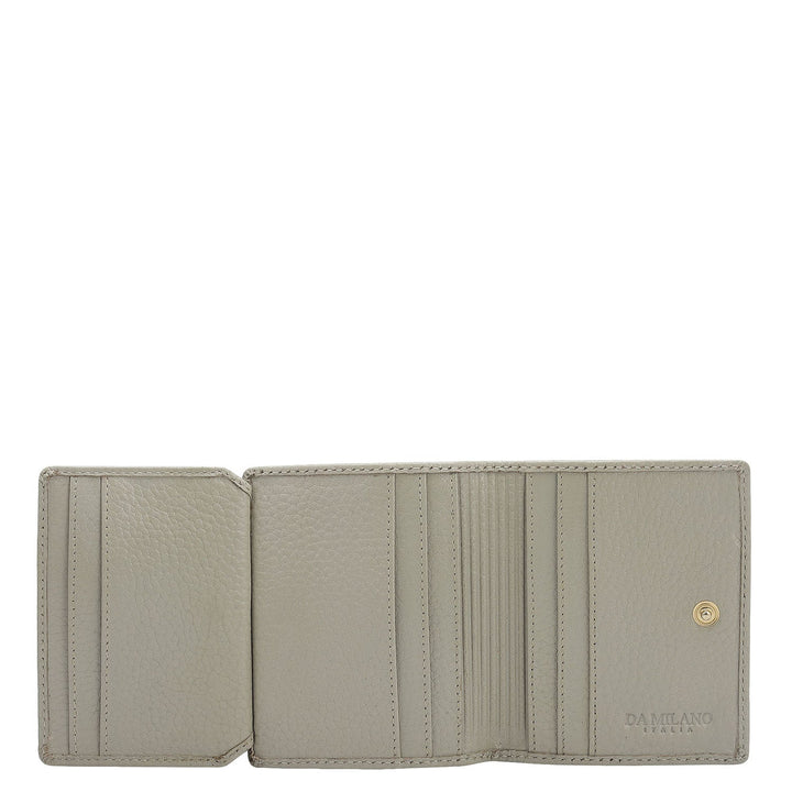 9 Slots Leather Card Case - Khaki