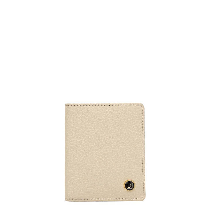 9 Slots Leather Card Case - Marshmallow