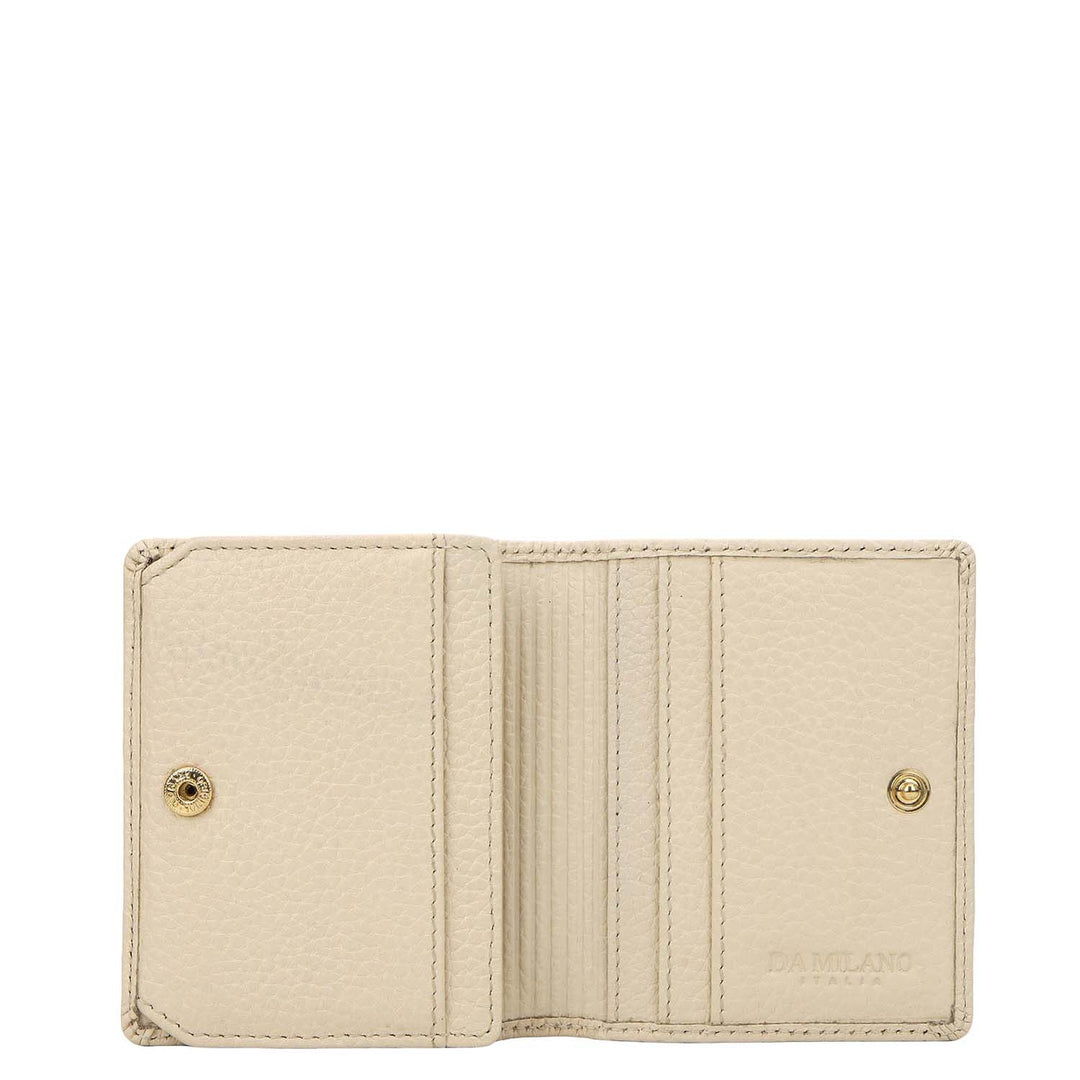 9 Slots Leather Card Case - Marshmallow