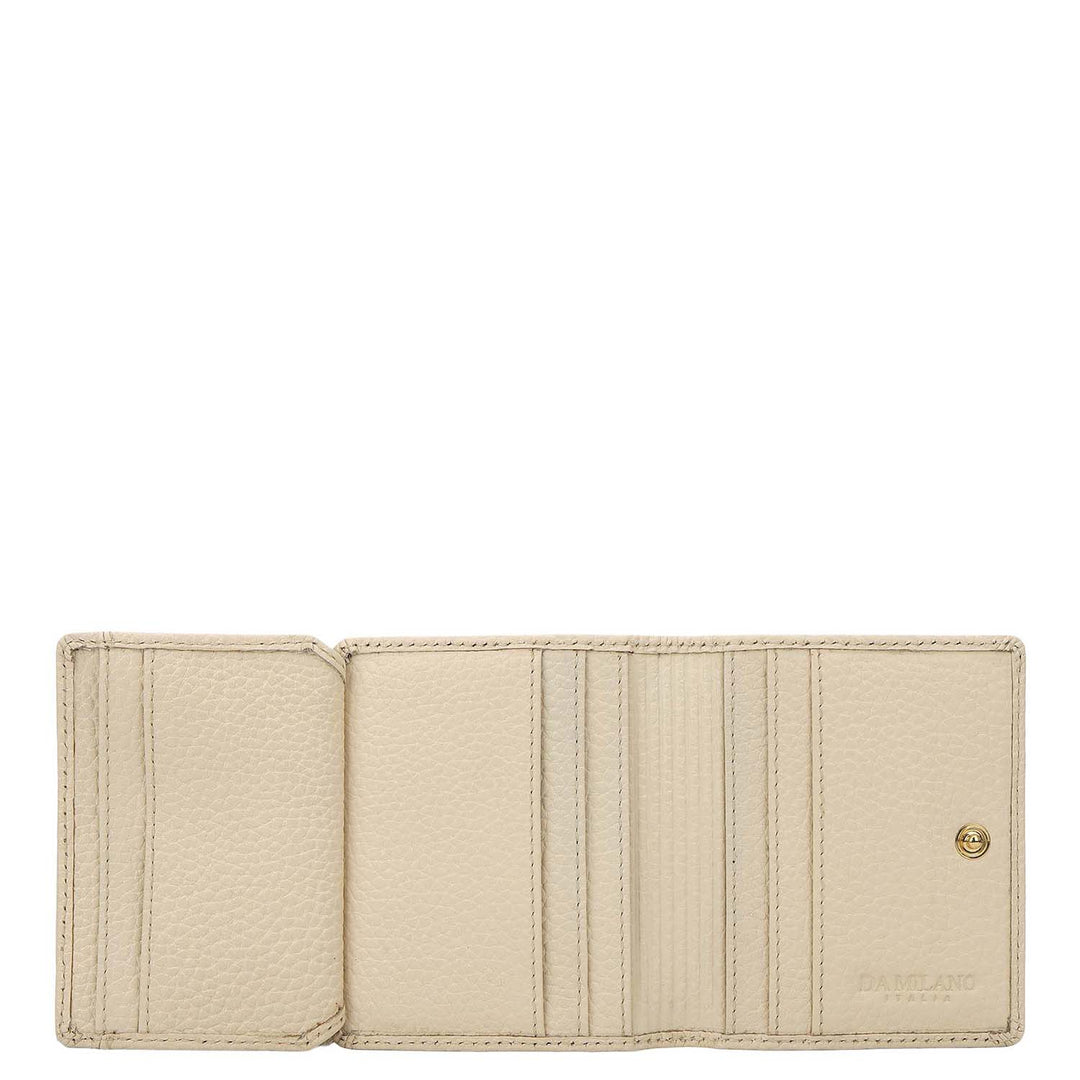 9 Slots Leather Card Case - Marshmallow