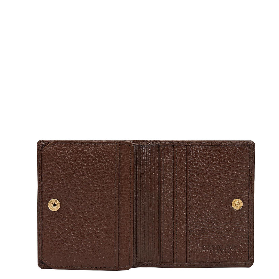 9 Slots Leather Card Case - Mocha