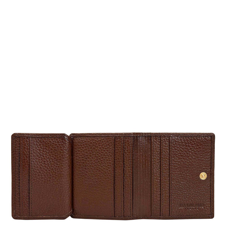 9 Slots Leather Card Case - Mocha
