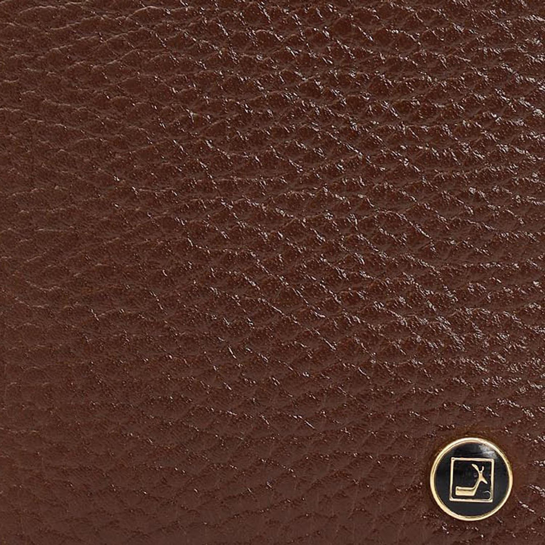 9 Slots Leather Card Case - Mocha