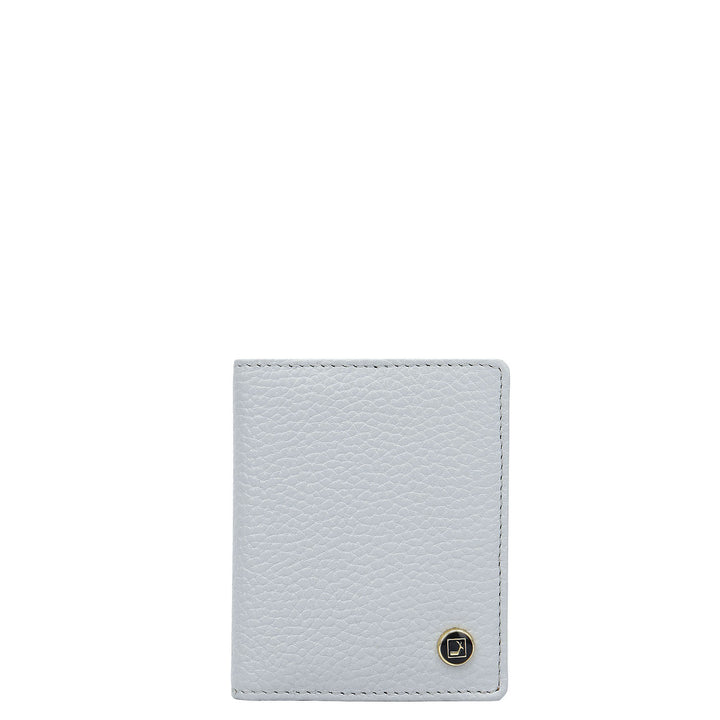 Multi Slot Leather Card Case - Sky