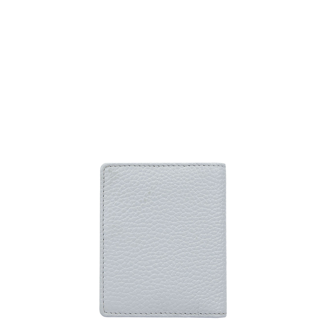 Multi Slot Leather Card Case - Sky