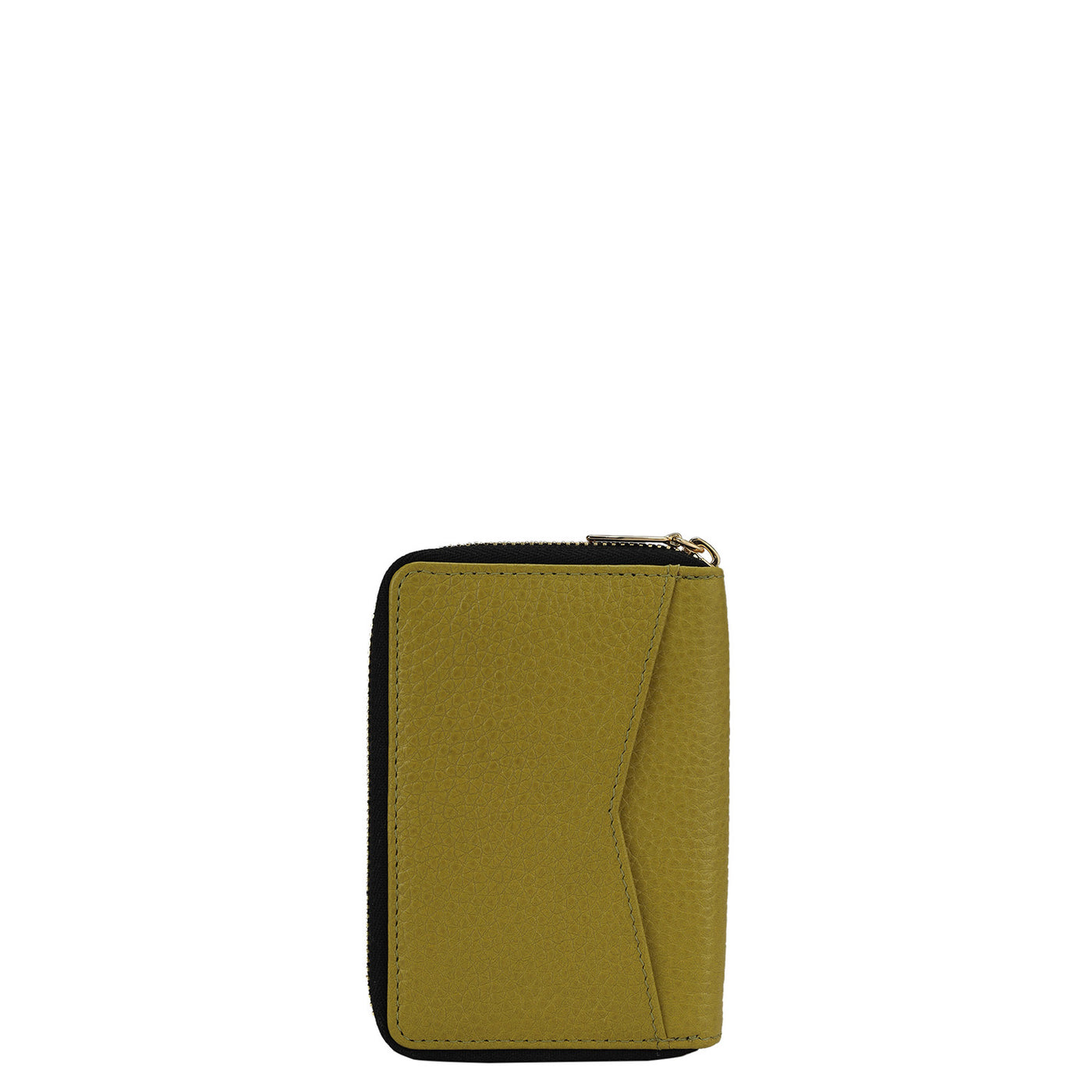 Wax Leather Card Case - Green Tea