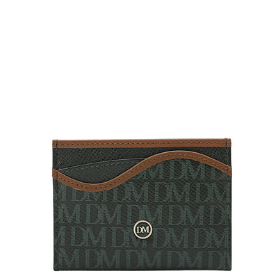 5 Slots Leather Card Case - Petrol Green