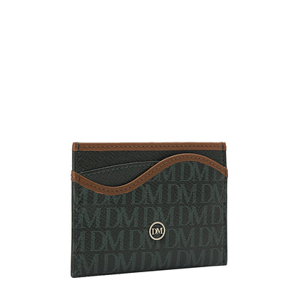 5 Slots Leather Card Case - Petrol Green