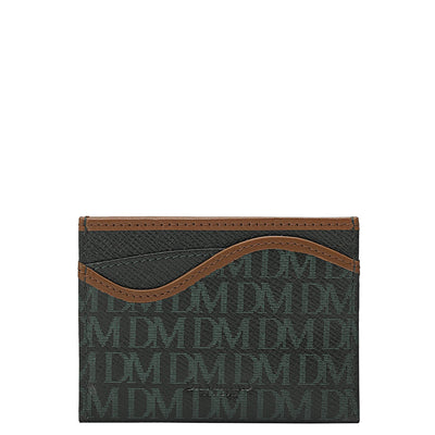 5 Slots Leather Card Case - Petrol Green
