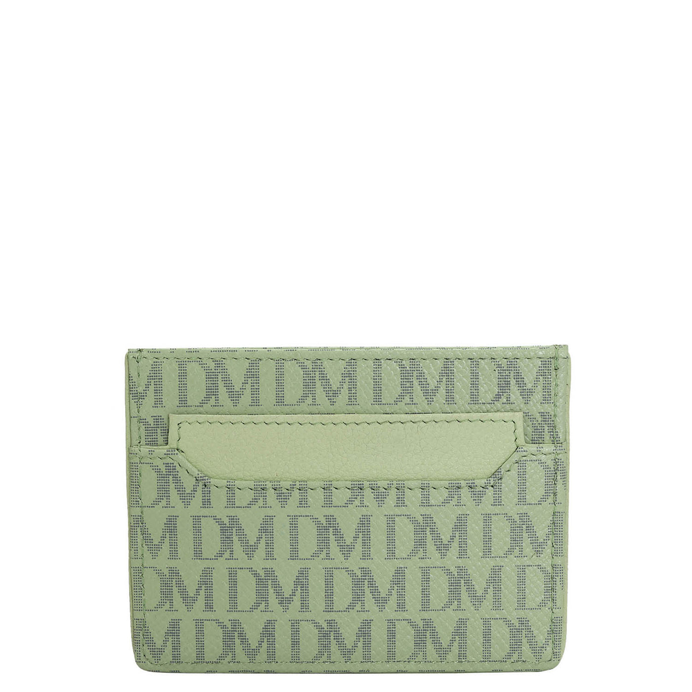 Monogram Leather Card Case - Mint