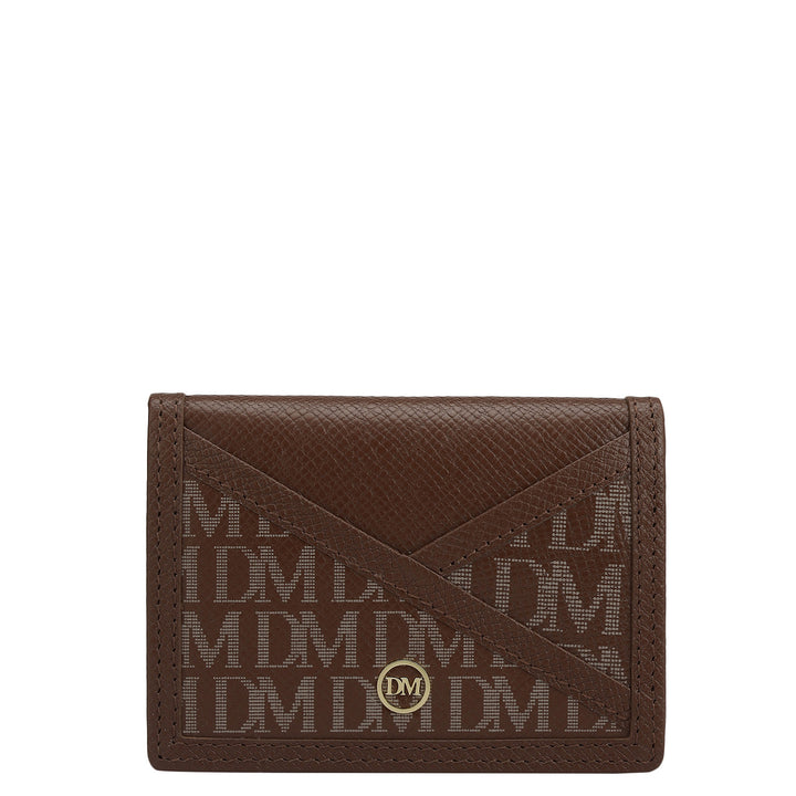 4 Slots Leather Card Case - Date