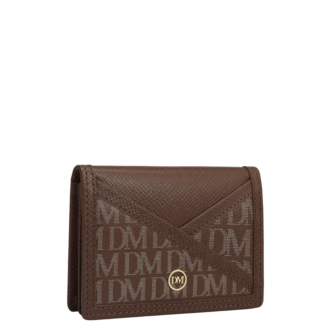 4 Slots Leather Card Case - Date