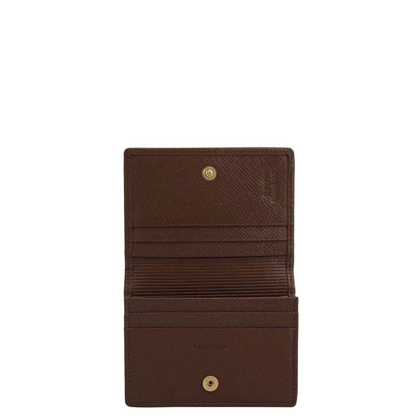 4 Slots Leather Card Case - Date