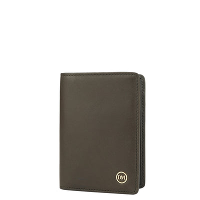 Calf Leather Card Case - Olive