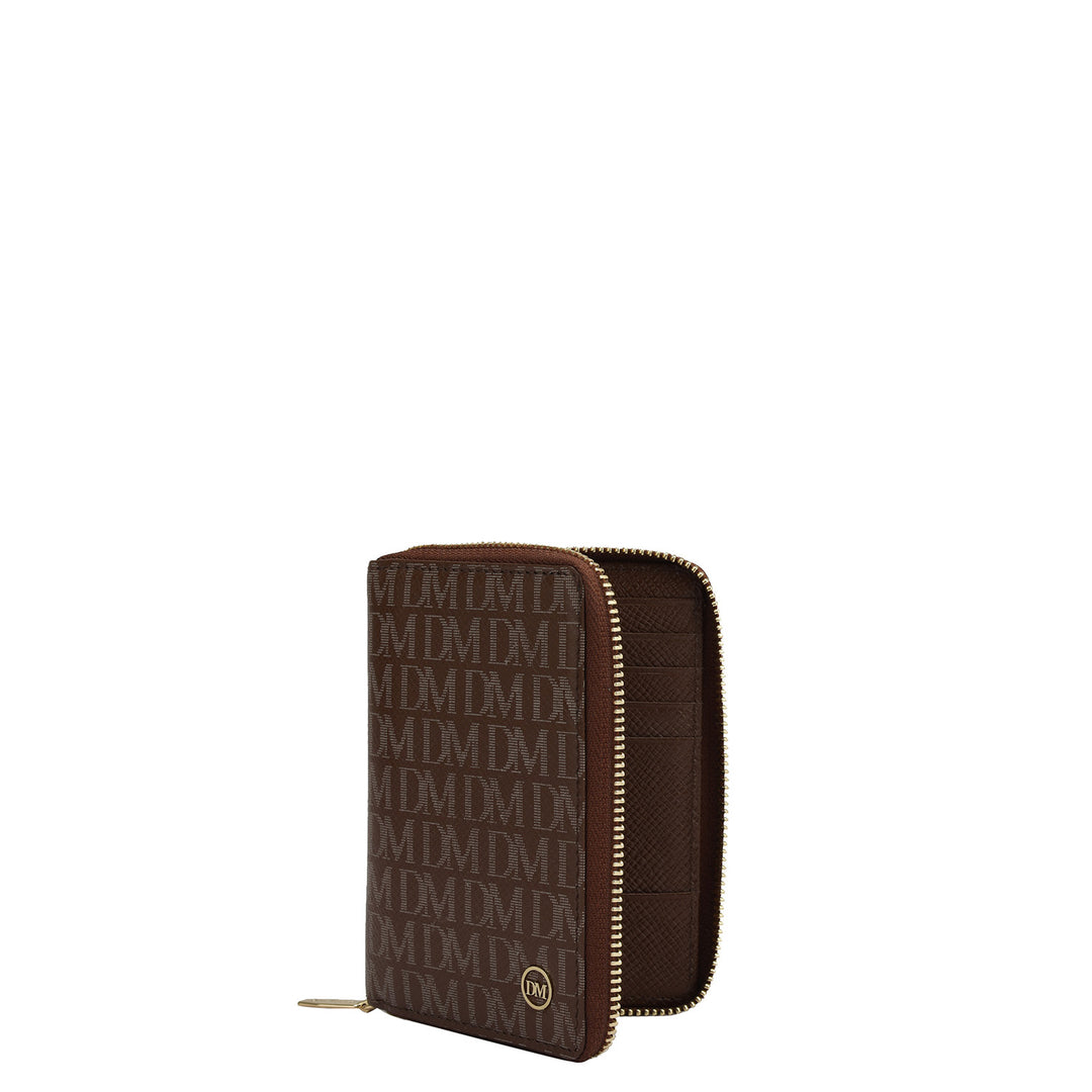 12 Slots Leather Card Case - Date