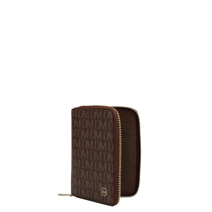 12 Slots Leather Card Case - Date