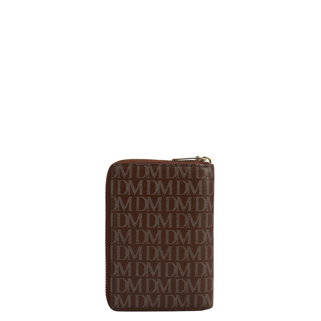 12 Slots Leather Card Case - Date