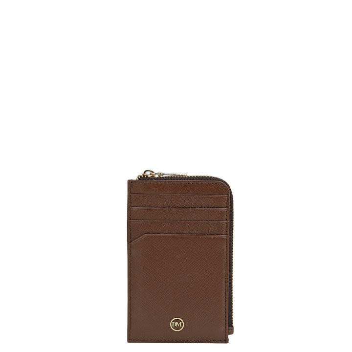 8 Slots Leather Card Case - Date