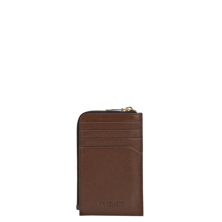 8 Slots Leather Card Case - Date