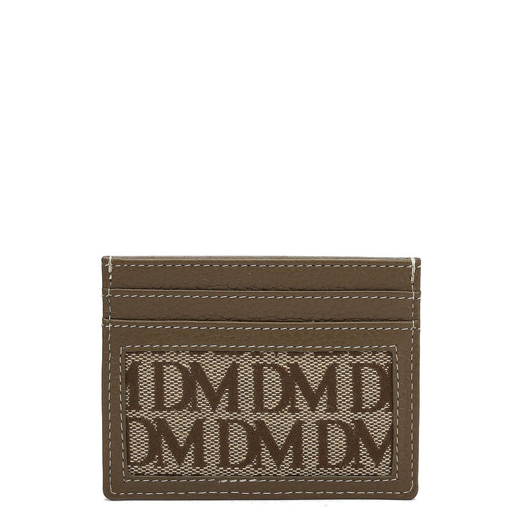 5 Slots Leather Card Case - Moss