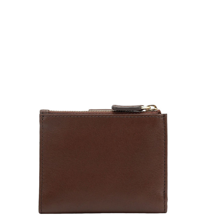 11 Slots Leather Card Case - Brown