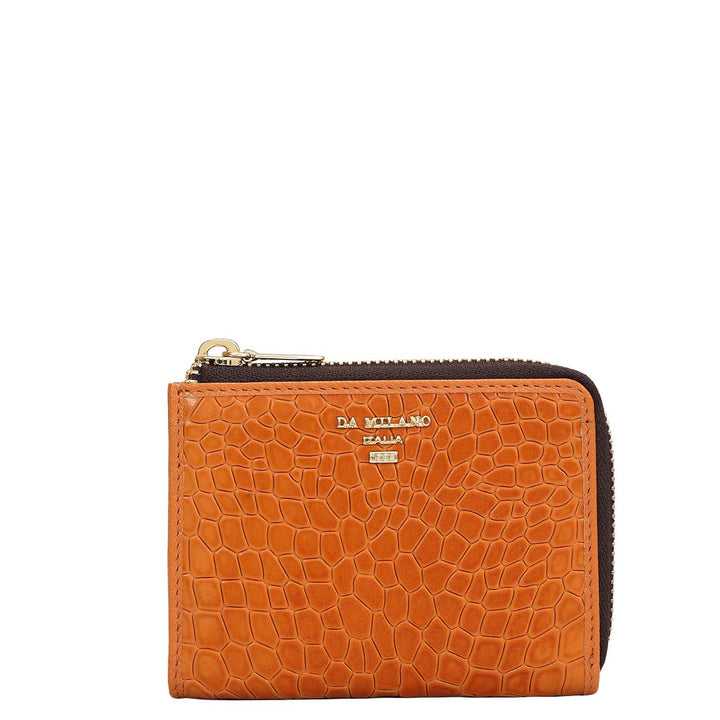 8 Slots Leather Card Case - Flame