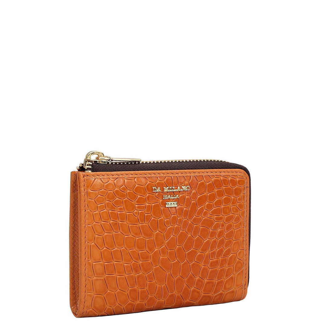 8 Slots Leather Card Case - Flame