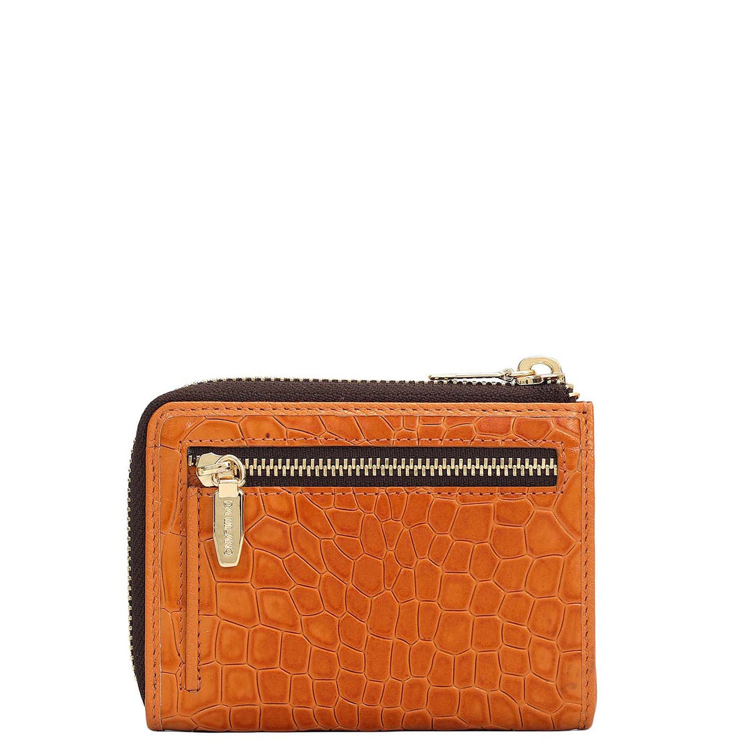 8 Slots Leather Card Case - Flame