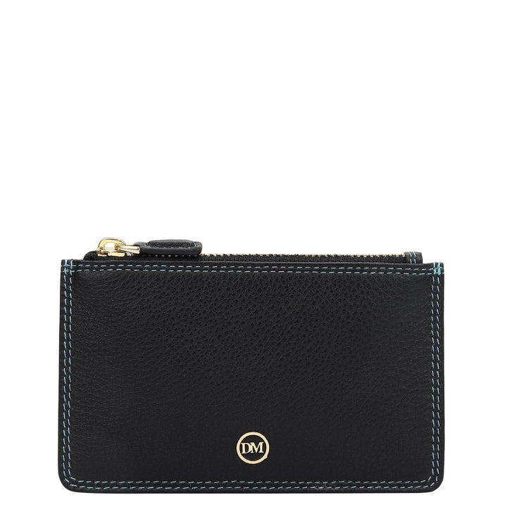 Prisme 4 Slots Leather Card Case - Brown