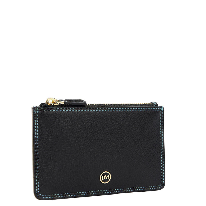 Prisme 4 Slots Leather Card Case - Brown