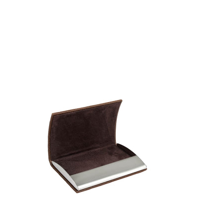 Croco Leather Card Case - Date