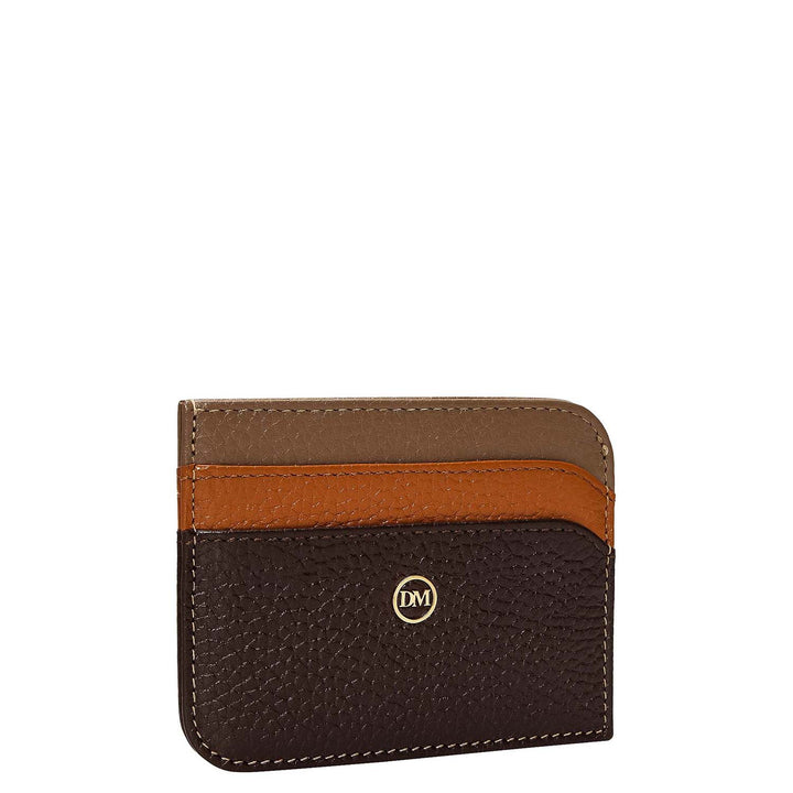 5 Slots Leather Card Case - Espresso