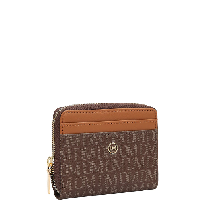 4 Slots Leather Card Case - Walnut