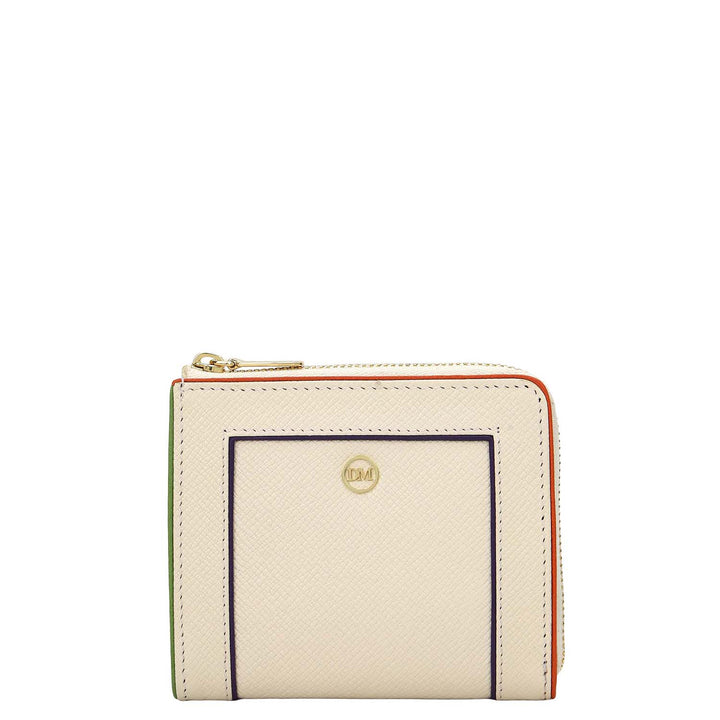 6 Slots Leather Card Case - Marshmallow