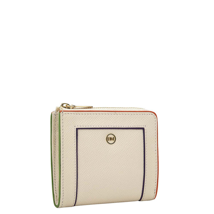 6 Slots Leather Card Case - Marshmallow