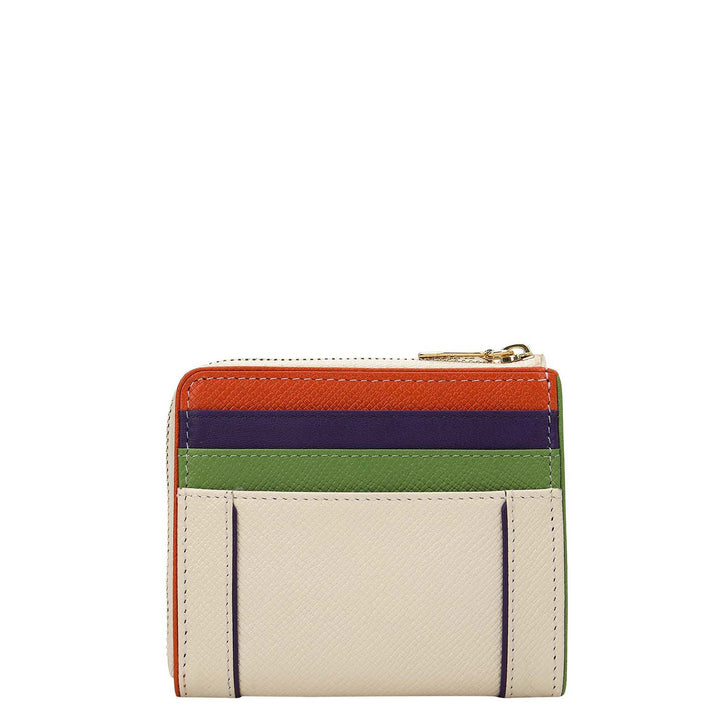 6 Slots Leather Card Case - Marshmallow