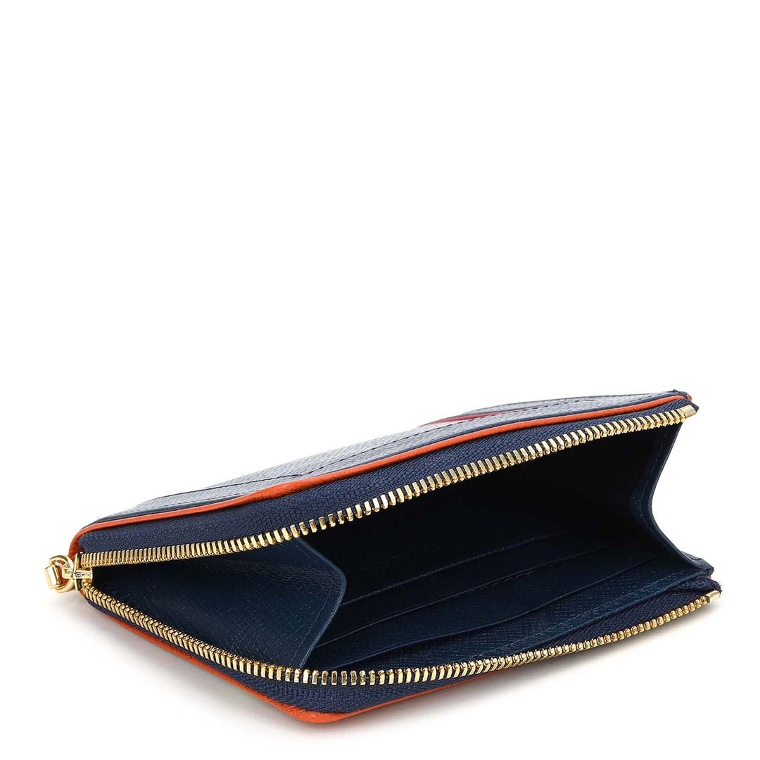 6 Slots Leather Card Case - Twilight