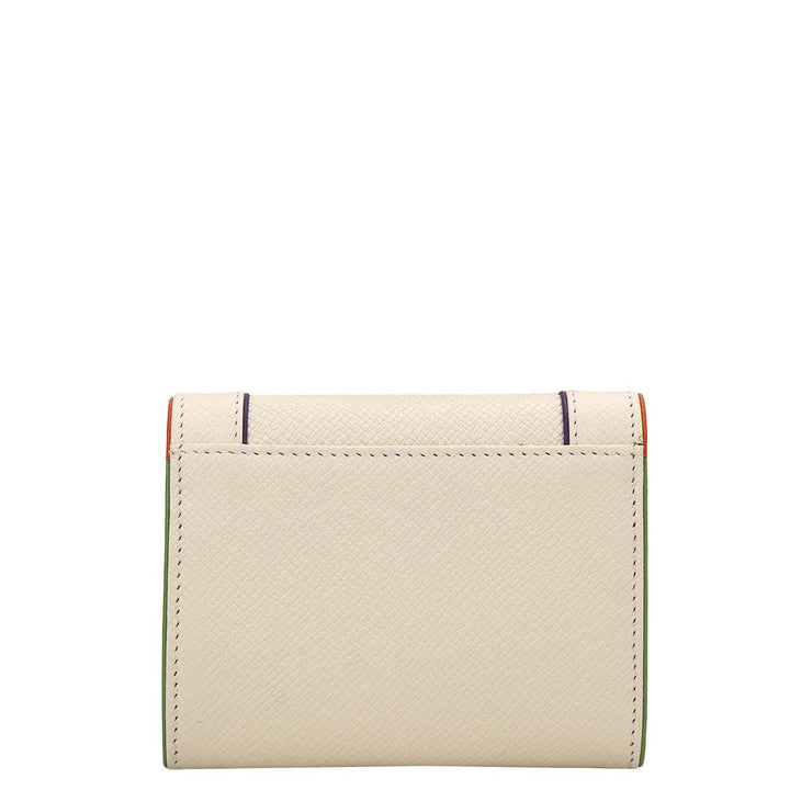 3 Slots Leather Card Case - Marshmallow